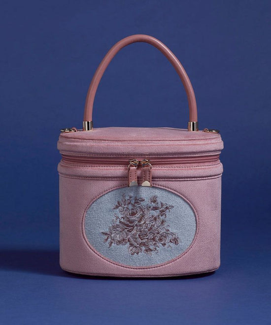 Flame Rose Embroidery Vanity Bag / an another angelus [00BC05a007].