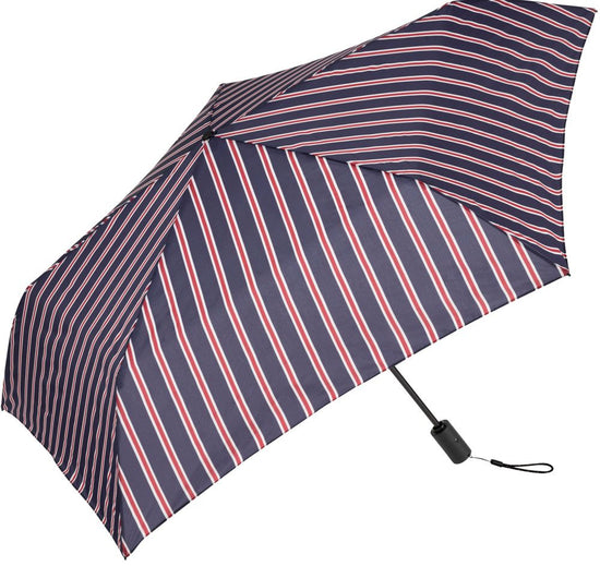 Folding Umbrella Automatic / College Stripe Mini