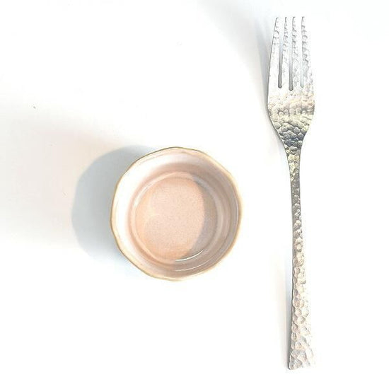 Ange 7cm small bowl, white type, Western tableware, small bowl, petit bowl, made in Japan, Minoyaki, stylish