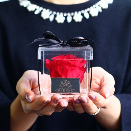 Crystal rose Box Classic petal <red>.