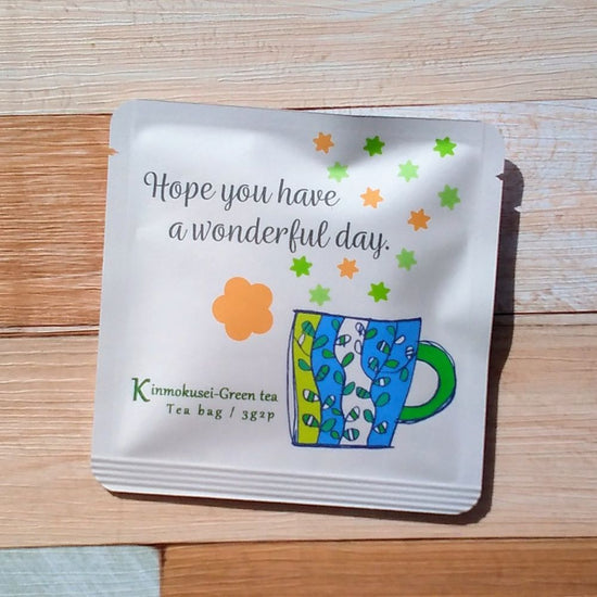 Wonderful Days / Kinmokusei green tea bags (3g x 2p)