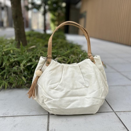 Canvas Balloon Handbag