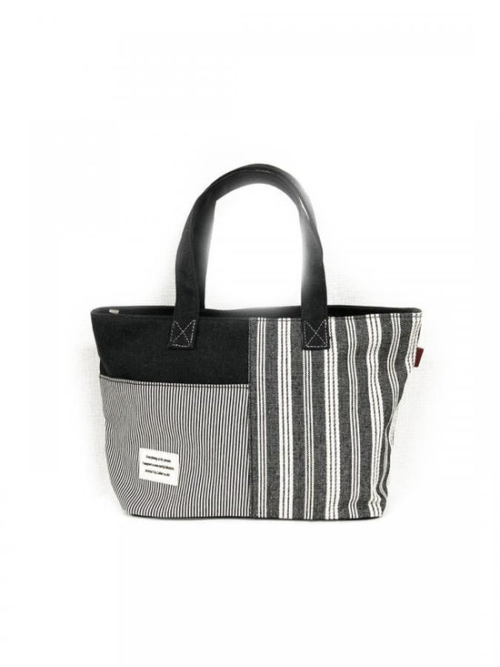 Stripe Combination Handbag