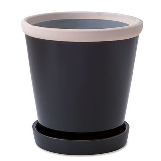 30764 [PLUS THE GREEN] Glossy Pot Charcoal