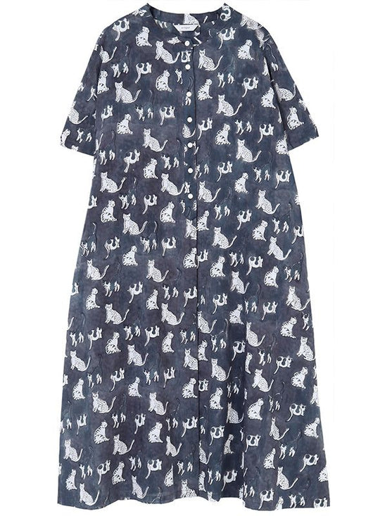 IROIRO Block Print Cotton Dress (3 colors) [Expected to arrive in early May] (Japanese only)