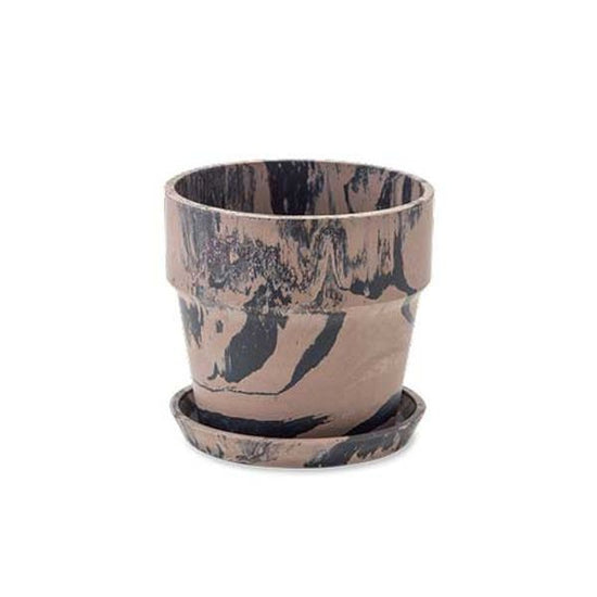 80983 [PLUS THE GREEN] Urban plant pot, cinnamon/charcoal