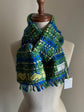 Handwoven tweed scarf | mid ♡♤ ♭70 [made with apparel leftover yarn]