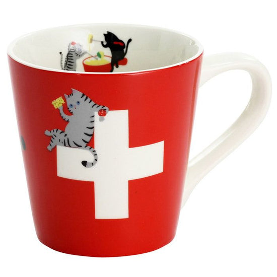 Cat Flag Mug SWISS (13106)