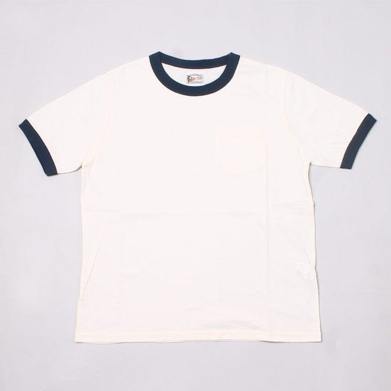 FELCO S/S RINGER CREW POCKET TEE ORGANIC COTTON 30/1 JERSEY