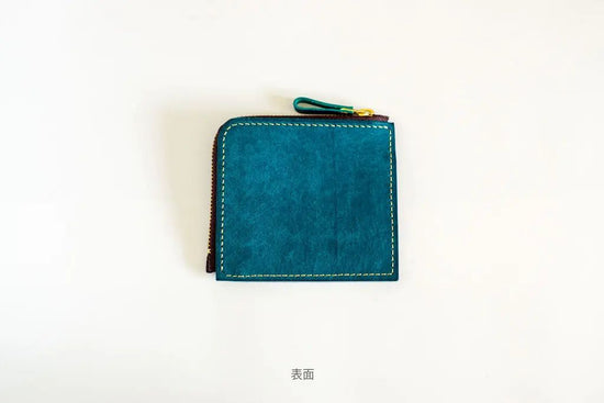 No.28 L-Zip Wallet (ORTENSIA BLUE)