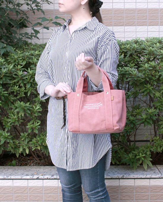 Canvas Divider Handbag