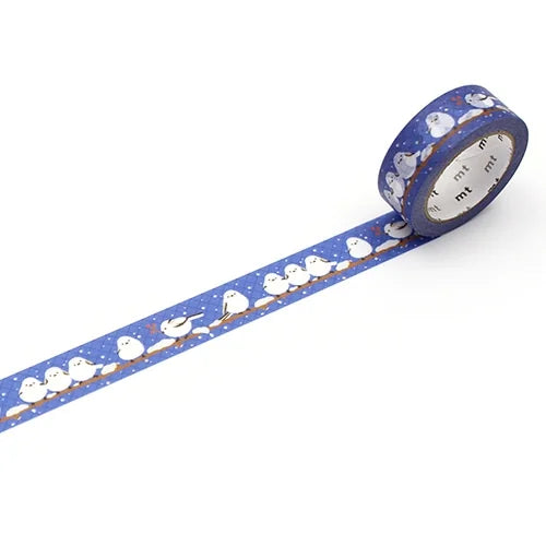 mt Masking Tape ex – Shima-Enaga Bird in Winter, 15mm×7m