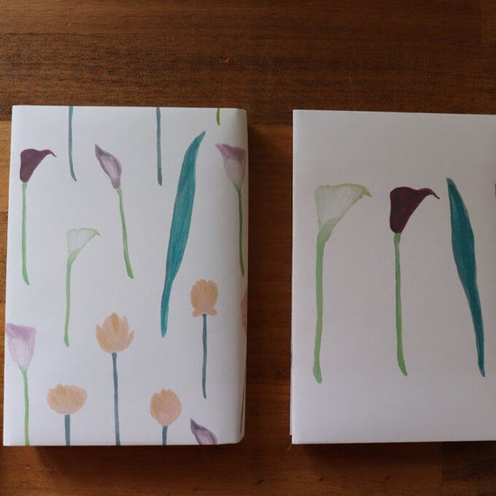 Cut-flower Book Covers and Bookmarks