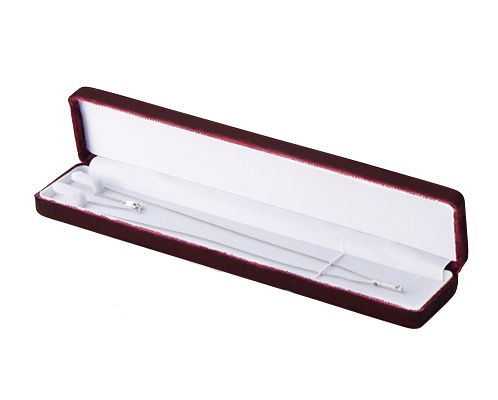 Necklace case, long and narrow, S size, VELVET series, 12 pieces, AR-N1VT