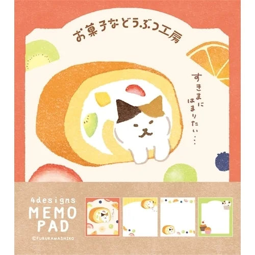 Furukawa Shiko Memo Pad – Cat in the Gap