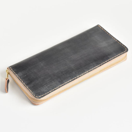 the Black No.68 (round zipper long wallet)