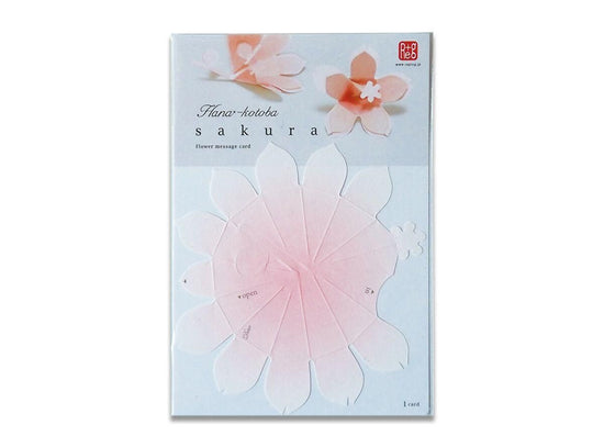 Message card Hana-kotoba/sakura (1 card)
