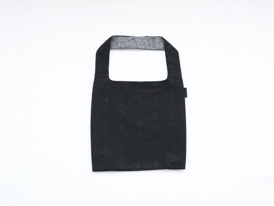 TWINS bag <M> [Gray Paisley × Black Karesansui]
