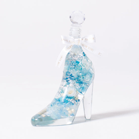 FLOWERiUM glass slipper <blue>.