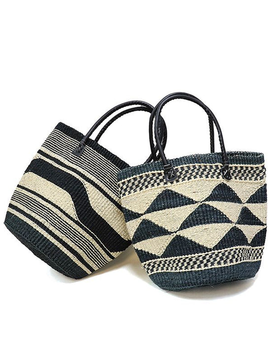 Fine Weave Sisal Bag (Monotone) Size M (Assorted)