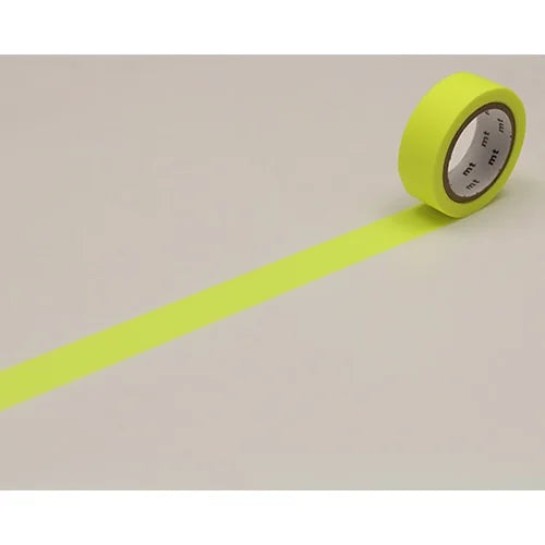 mt Masking Tape – Shocking Yellow, 15mm×7m