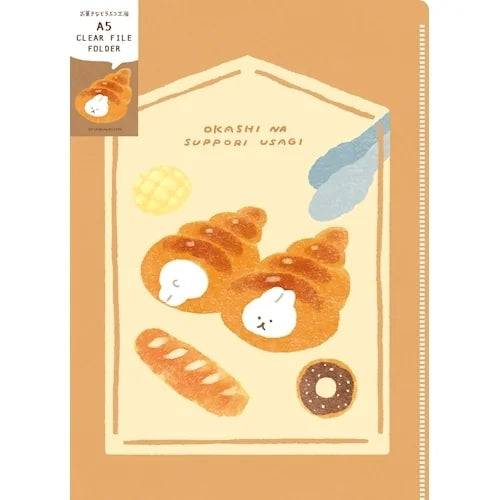 Furukawa Shiko Clear File A5 – Tucked-In Rabbit