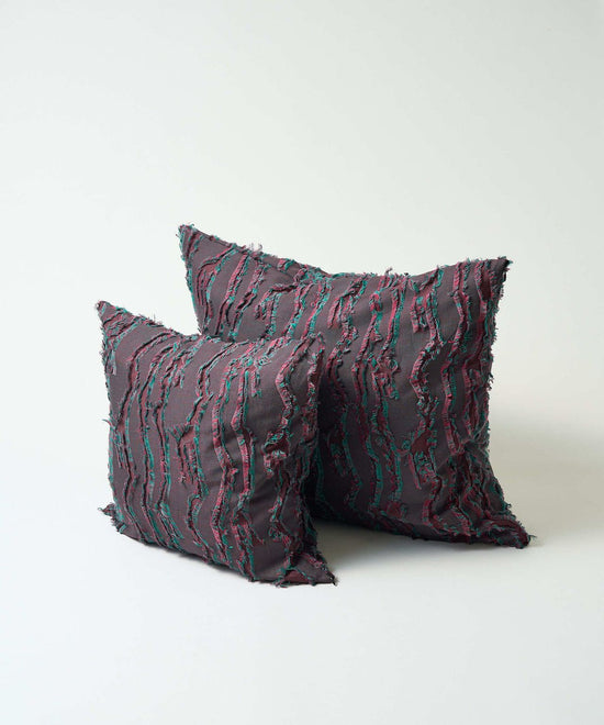 Cushion cover / funky fringe / L
