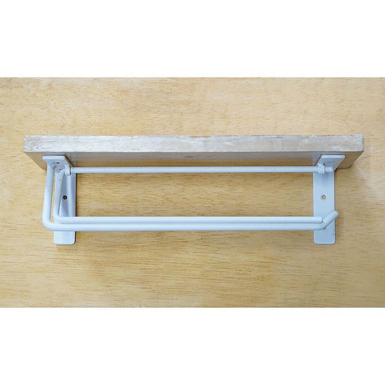 41371 [POSH MADE] Toilet Paper Holder Double White