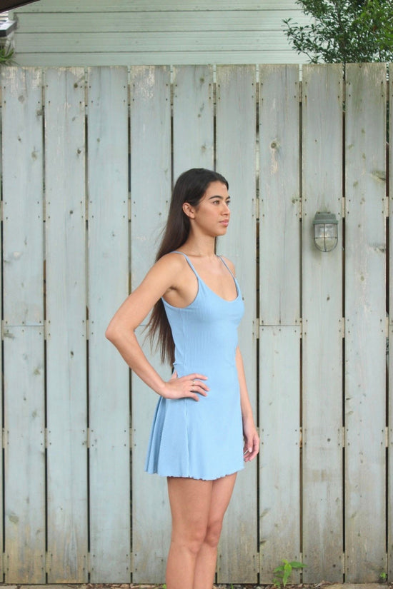 TENNIS DRESS FOLK Powder Blue