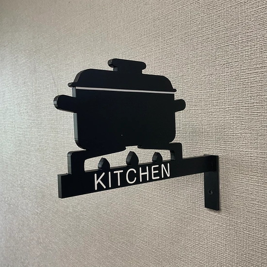 Kitchen Sign Pan Type Pictogram Type