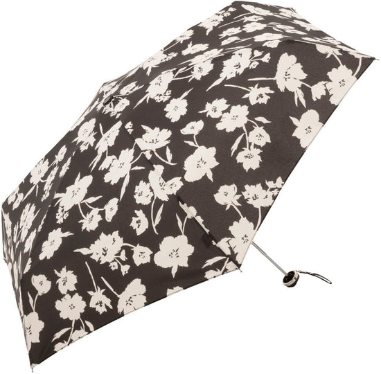 Folding Umbrella Zipper Pouch Monocolor Flower Mini