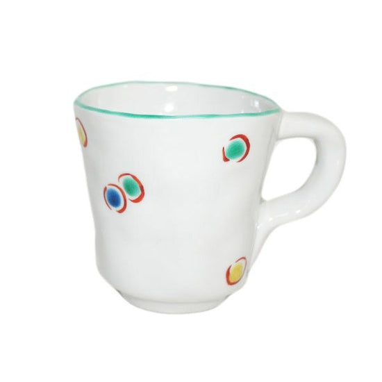 [Eisyou] Mug with hand-decorated polka-dot pattern