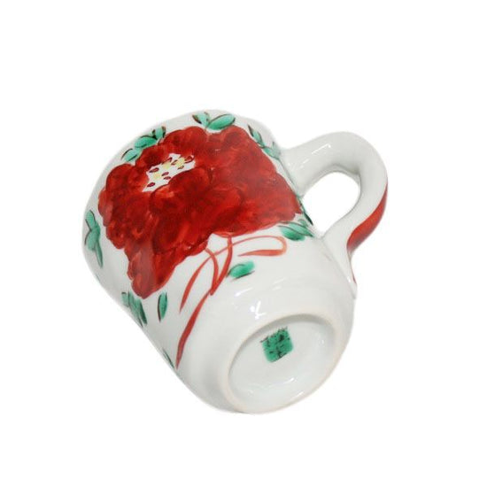 [Eisyou] Mug with hand-rolled peony design