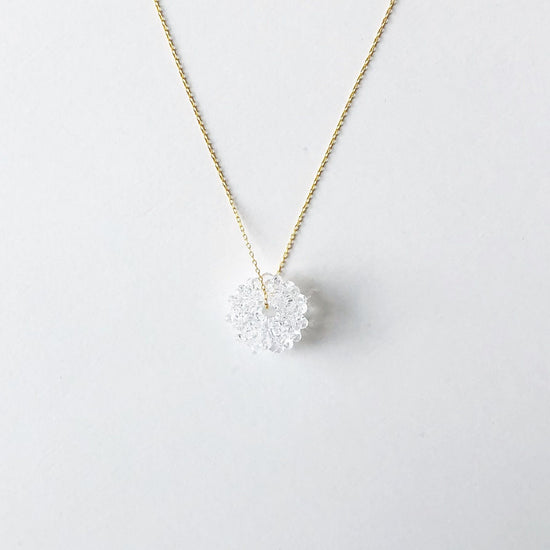 Crystal Loop Necklace S Gold / Rhodium