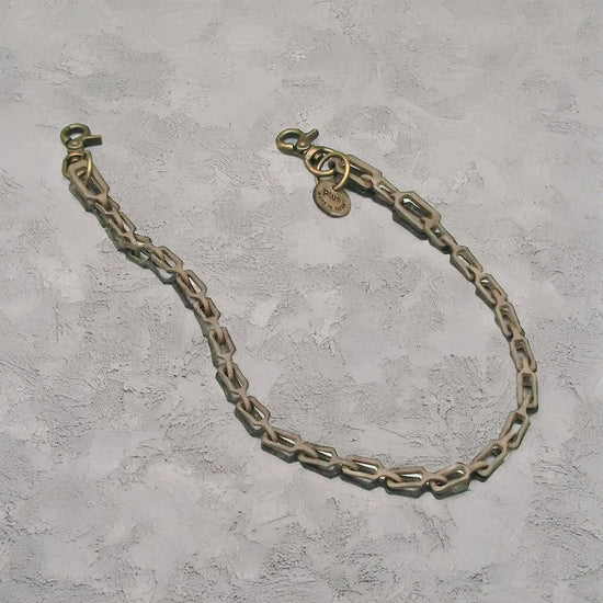 Wallet chain narrow plus leather