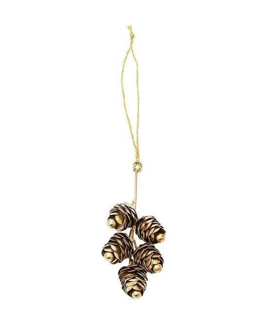 Ornament (pine cone with branches, 2 colors) M34-2528