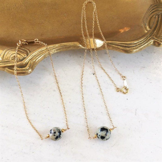 Dalmatian Jasper necklace