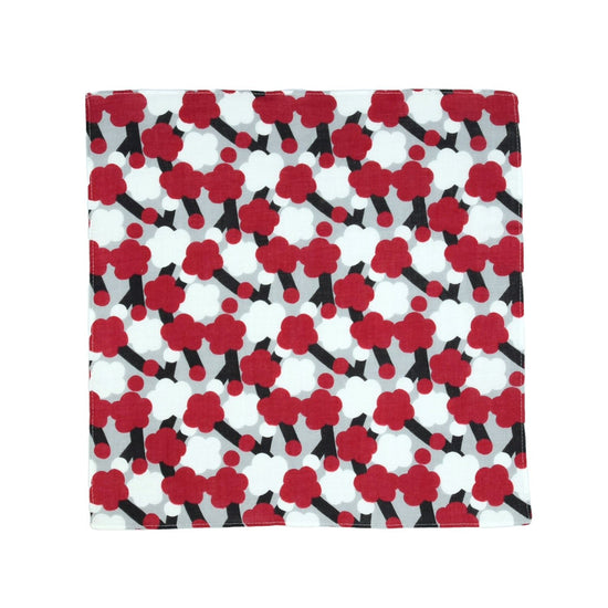 Kyoto Hand-Dyed Handkerchief (Plum)