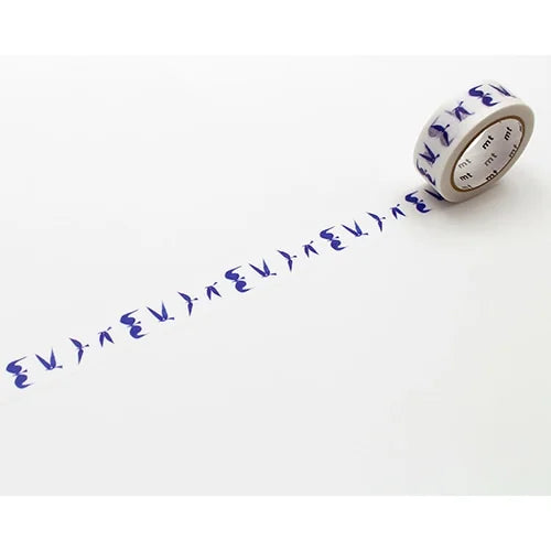 mt Masking Tape – Ichiro Yamaguchi: blue bird, 15mm×7m