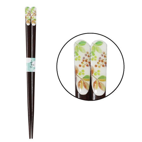 Hanakotoba Hanasato and Tenpou Chopsticks 21cm single item 2 kinds (Nanten and Cosmos)