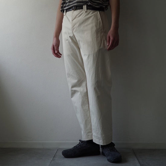 Army Canvas Wide Seamless Pants(KINARI)