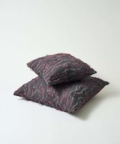 Cushion cover / funky fringe / L