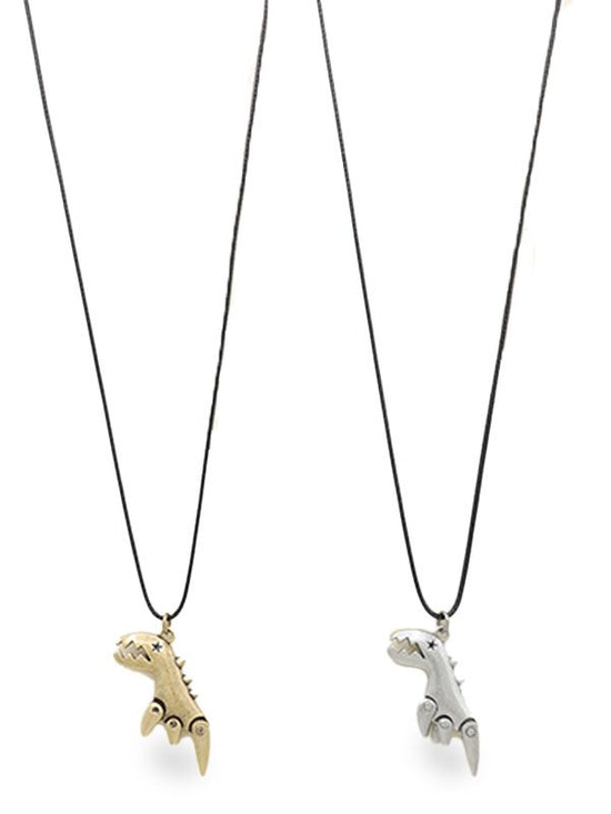 Dinosaur necklace (2 colors)
