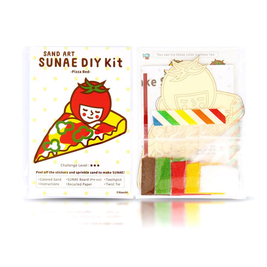 [Sand painting kit]-Pizza bed