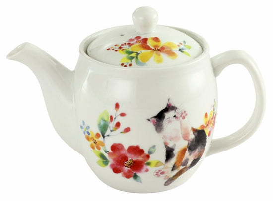 Flower Cat Pot Red (13403)