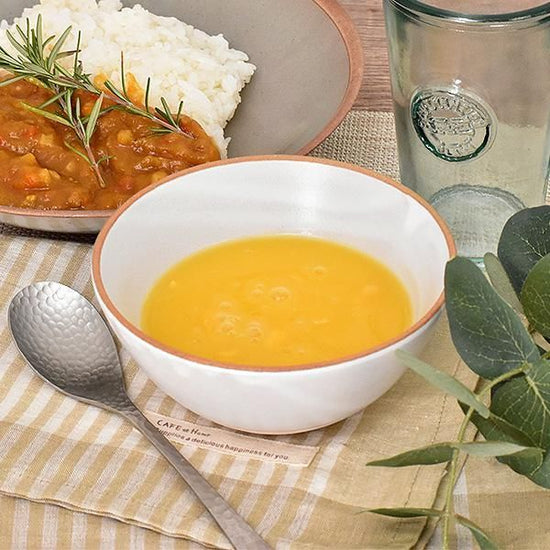 Blanc Soil Bowl, medium, white, Western tableware, small bowl, made in Japan, Minoyaki, stylish, modern