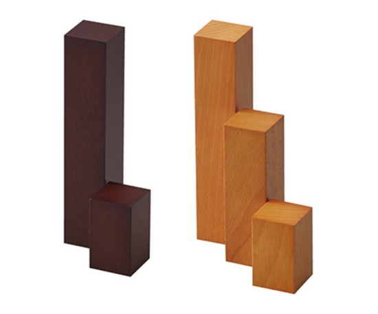 Wooden block length L size 30 x 30 x 150mm Natural wooden block, 1 piece AR-1642NW-L