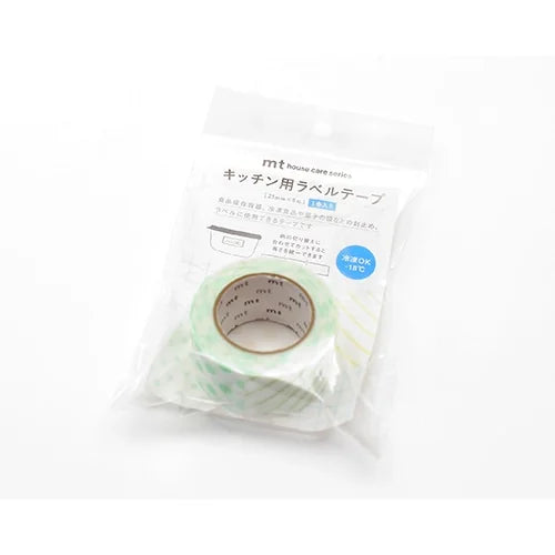 mt Kitchen Label Tape – Two-Tone Green, 25mm×6m
