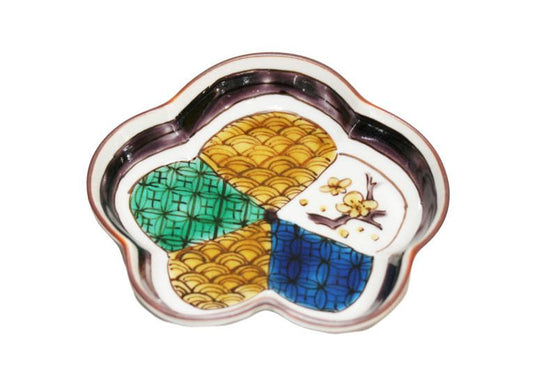 [Eisyou] Three-color small pattern three-size pineapple dish