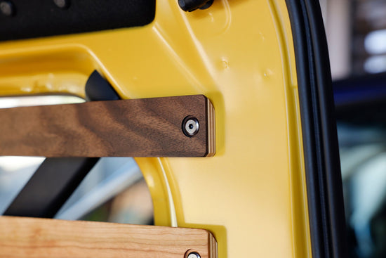 Rear Quarter Wooden French Cleat System Set for Honda N-VAN